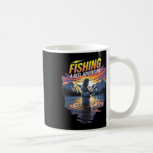 Funny Fishing Quote Artwork Perfect For Fishermen Coffee Mug