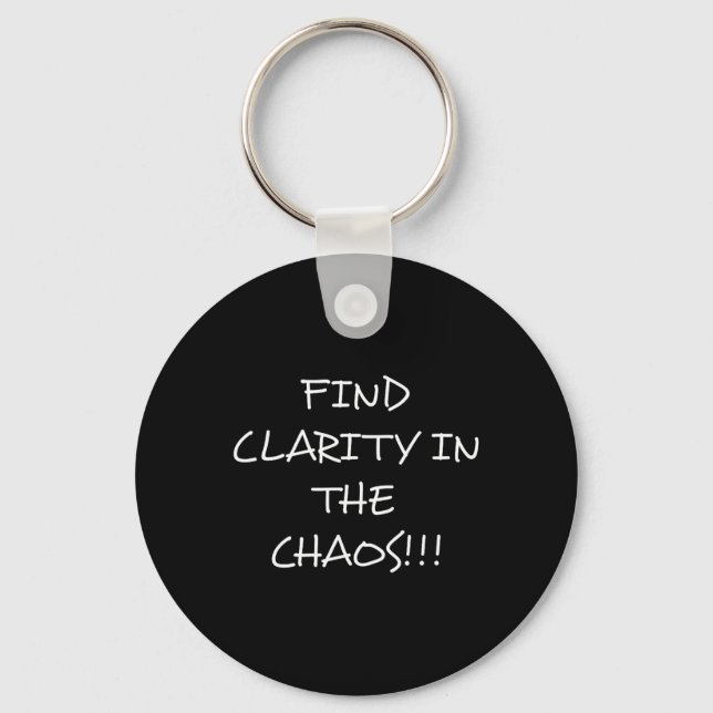 Funny Fishing Quote  Key Ring (Front)