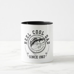 Funny Fishing Quote Reel Cool Dad Since 1967 Mug