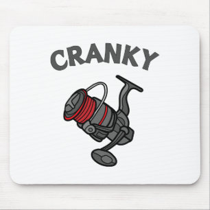 Funny Fishing Reel Pun Shirt For Fishermen Mouse Pad