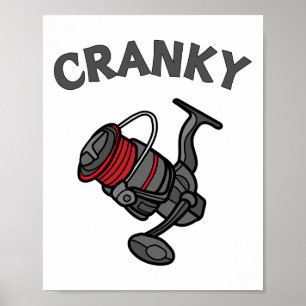 Funny Fishing Reel Pun Shirt For Fishermen  Poster