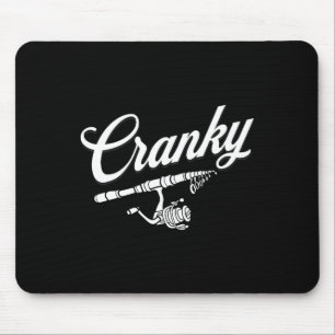 Funny Fishing Reel Pun Shirt  Mouse Pad