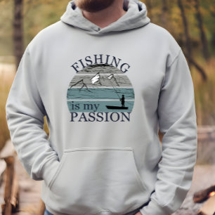 Funny fishing saying hoodie