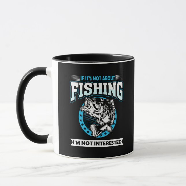 Funny fishing saying mug (Left)