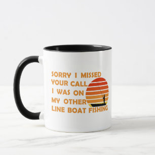 Funny fishing saying mug
