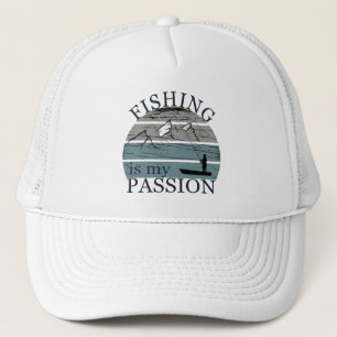 Funny fishing saying trucker hat