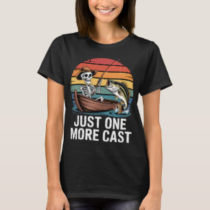 Funny Fishing Skeleton Fisherman T-Shirt