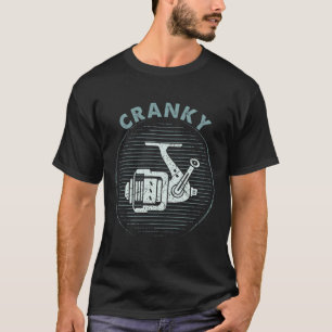 Funny Fishing Tee For Men Cranky