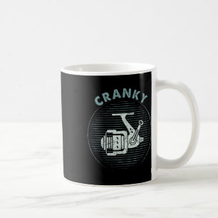 Funny Fishing Tee For Men Cranky Coffee Mug
