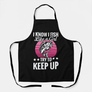 Funny Fishing Theme Apron