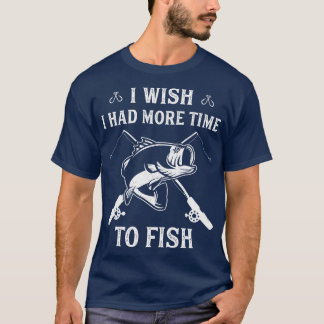 Funny Fishing Time To Fish Fisherman Men T-Shirt