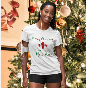 Funny Fitness Fitmas Christmas Trainer Shirt