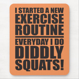 Funny Fitness Gym Mouse Pad