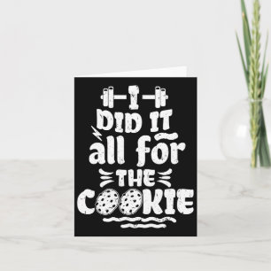 Funny Fitness Workout Gym Weight Lifting Bodybuild Card