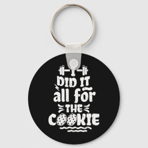 Funny Fitness Workout Gym Weight Lifting Bodybuild Key Ring