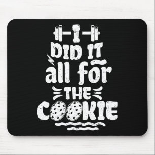 Funny Fitness Workout Gym Weight Lifting Bodybuild Mouse Pad