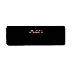 Funny Flamingo Bachelor Party Cocktail Lover Return Address Label