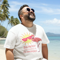 Funny Flamingo Beach Weather Forecast