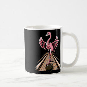 Funny Flamingo Bowling Player Bowler Bowl Sports  Coffee Mug