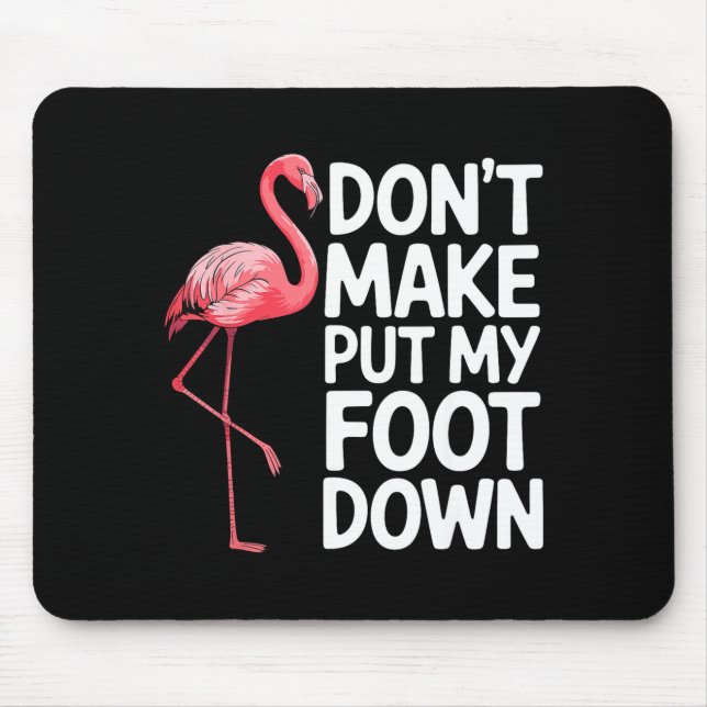 Funny Flamingo Design For Men Women Kids Bird Nk F Mouse Pad (Front)