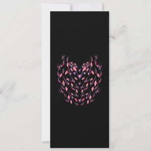 Funny Flamingo Halloween Simple Pink Bird Body Invitation
