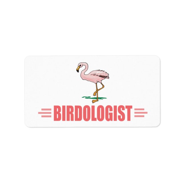 Funny Flamingo Label (Front)