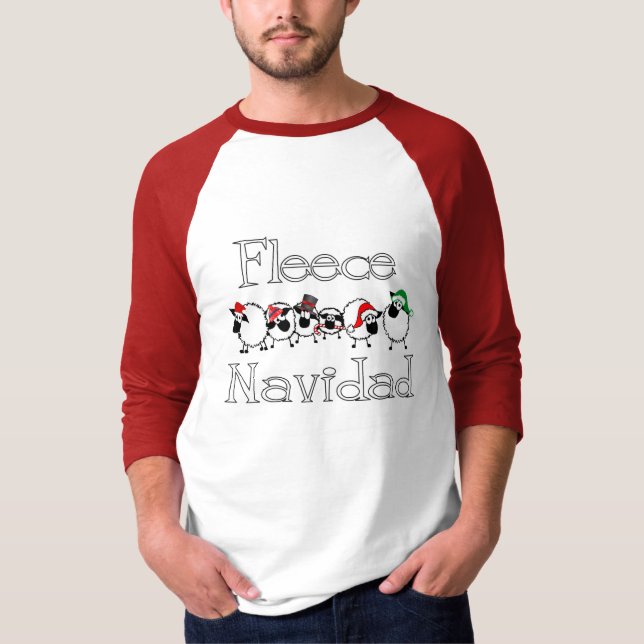 Funny Fleece Navidad Christmas Shirt (Front)