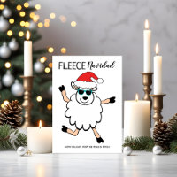 Funny Fleece Navidad Dancing Sheep Santa Christmas
