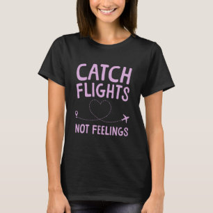 Funny Flight Attendant Art for Men Women Flight At T-Shirt