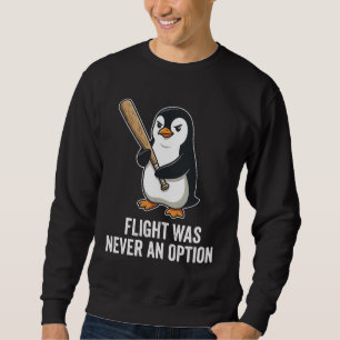 Funny Flightless Bird Penguin Design Sweatshirt