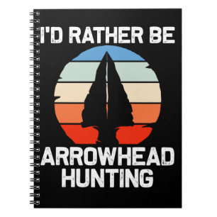 Funny Flint Arrowheads Stone Collecting Notebook