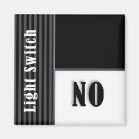 Funny Flip Magnet - Light Switch Status