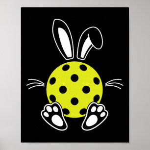 Funny Floppy Bunny Ears Picklell Lovers Cute Rabbi Poster