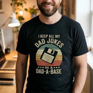 Funny Floppy Disc Dad Jokes T-Shirt