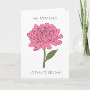 Funny Floral Mother's Day Card