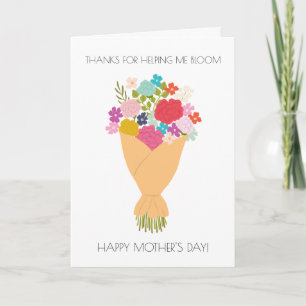 Funny Floral Mother's Day Card