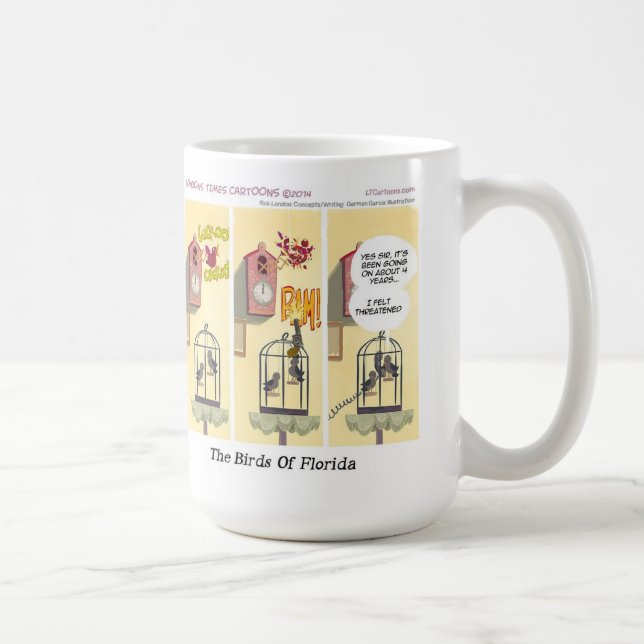 Funny Florida Stand Your Ground Birds Coffee Mug (Right)