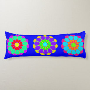 Funny Flower Power Bloom I II III Body Cushion