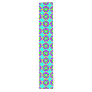Funny Flower Power Bloom II + your backgr. & idea Long Table Runner