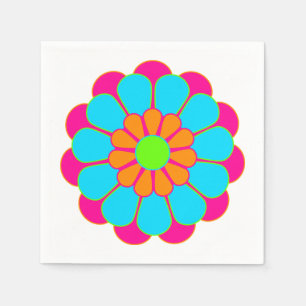 Funny Flower Power Bloom III Napkin