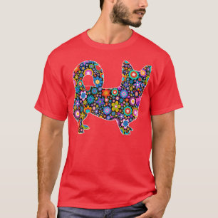 Funny Flowers Corgi Dog Easter Day Dog Lover T-Shi T-Shirt