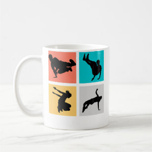 Funny Fluent In Parkour Coffee Mug