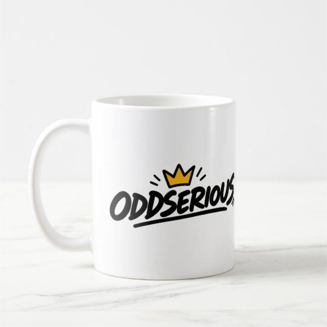 Funny Fluffy Chicken “What You Reckon?” Coffee Mug (Left)