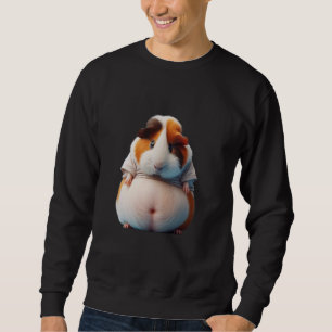 funny fluffy guinea pig with Big Belly ,Fat guinea Sweatshirt