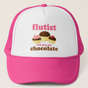 Funny Flute Quote Band Hat