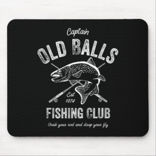 Funny Fly Fishing Birthday For Men's 50th Birthday Mouse Pad