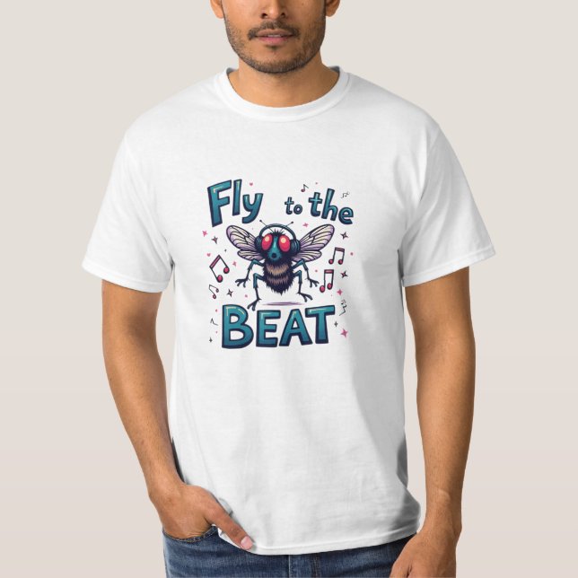 Funny Fly Gift T-Shirt (Front)