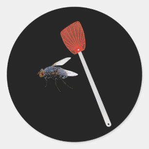 Funny Fly Swatter Pro Biden Harris 2020 Debate Sar Classic Round Sticker