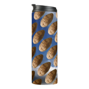Funny Flying Potatoes Space Potato Photo Thermal Tumbler