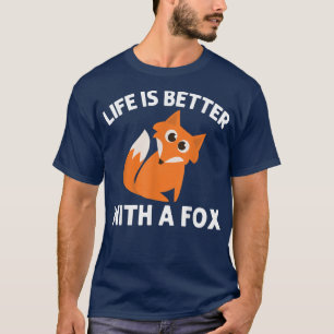 Funny Fo Designs For Men Women Foes Animal Lovers  T-Shirt